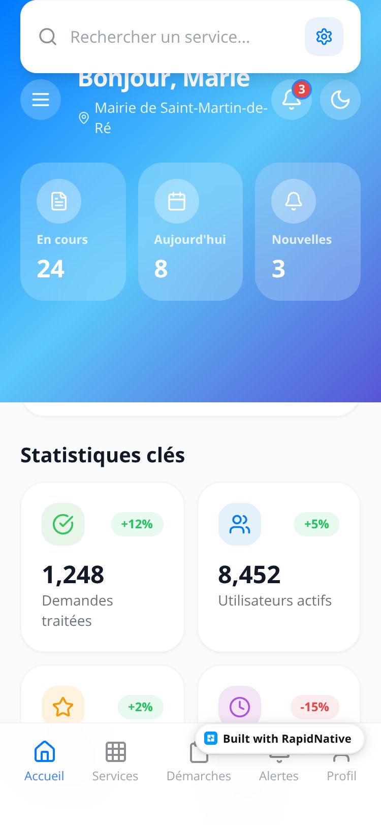 BrightApp screen 3