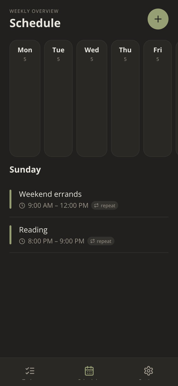 Takda screen 1