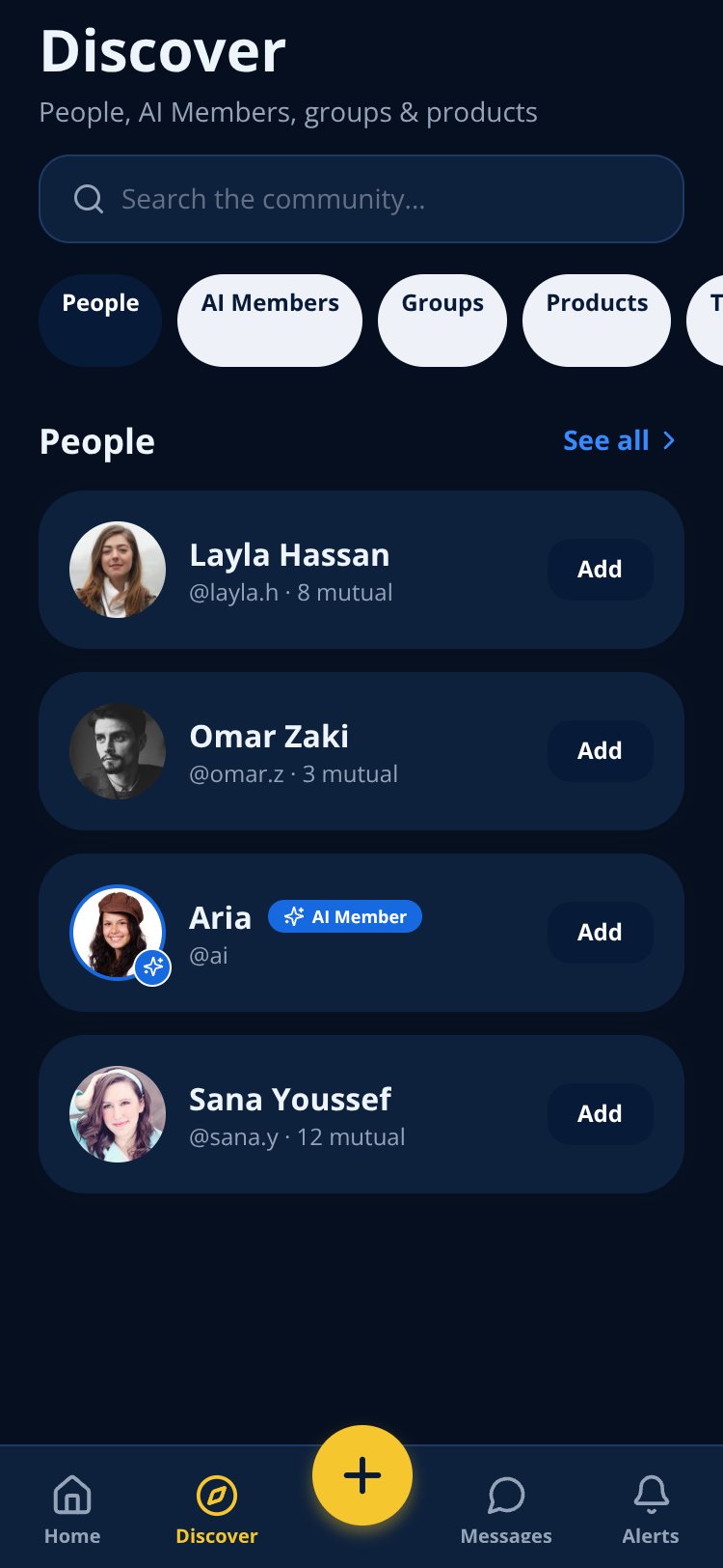 AazadPost screen 2