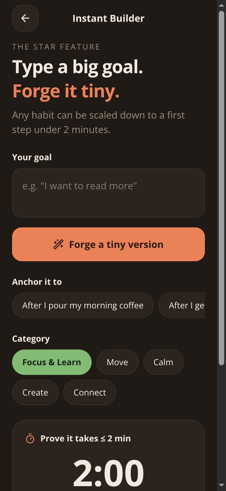 2MinForge screen 4