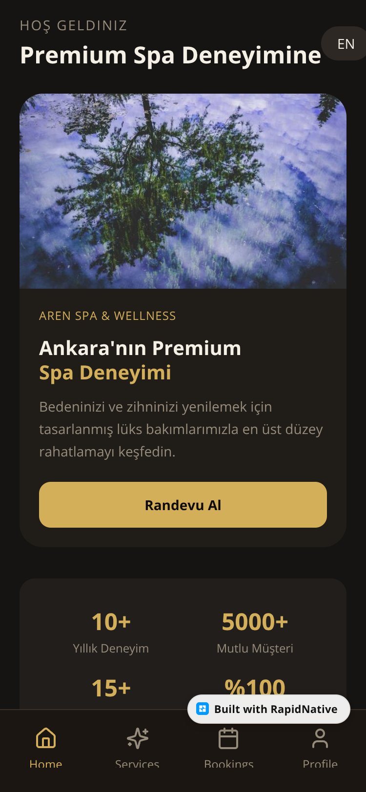 RapidNative App screen 4