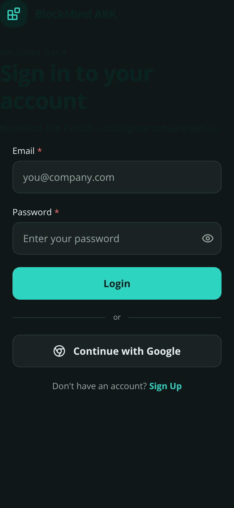 BlockMind ARK screen 2