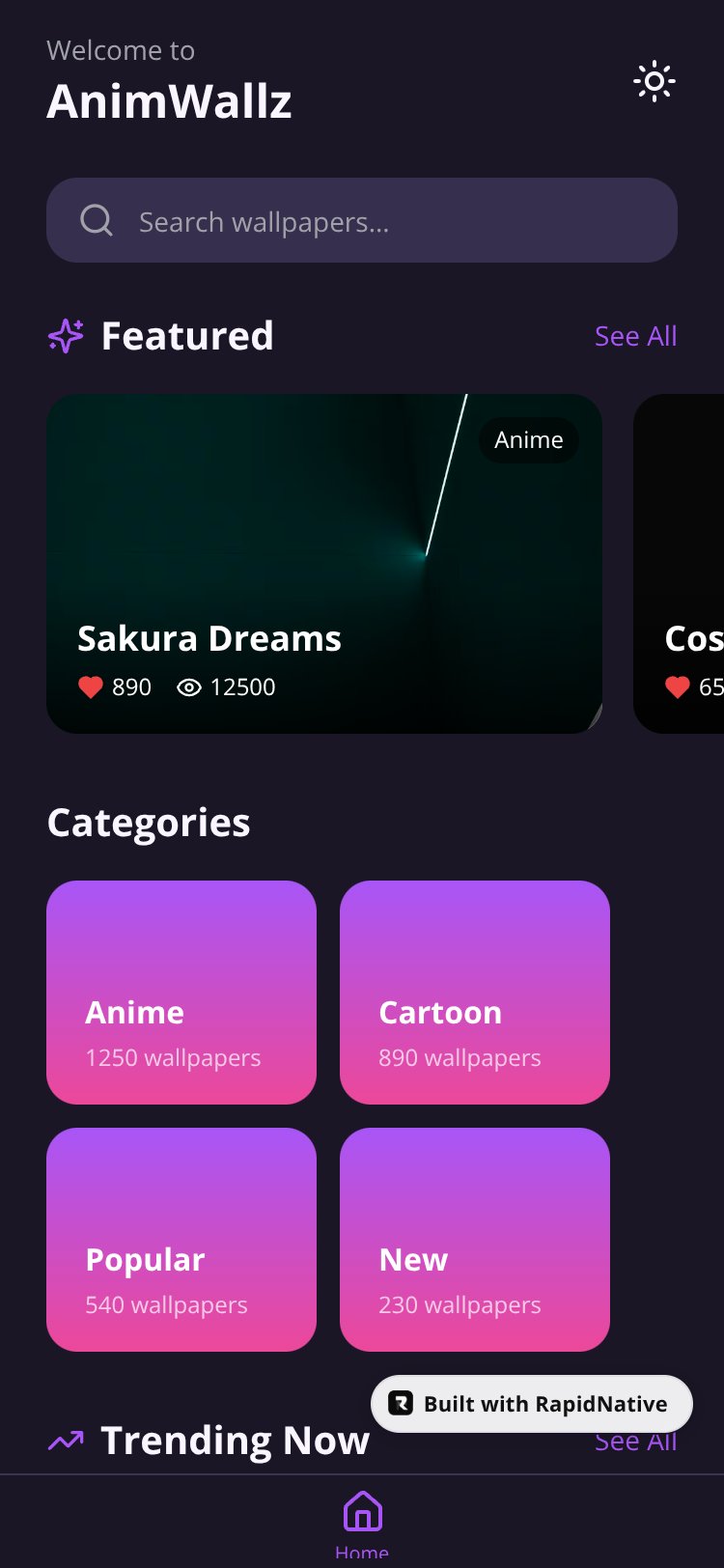 AnimWallz screen 1