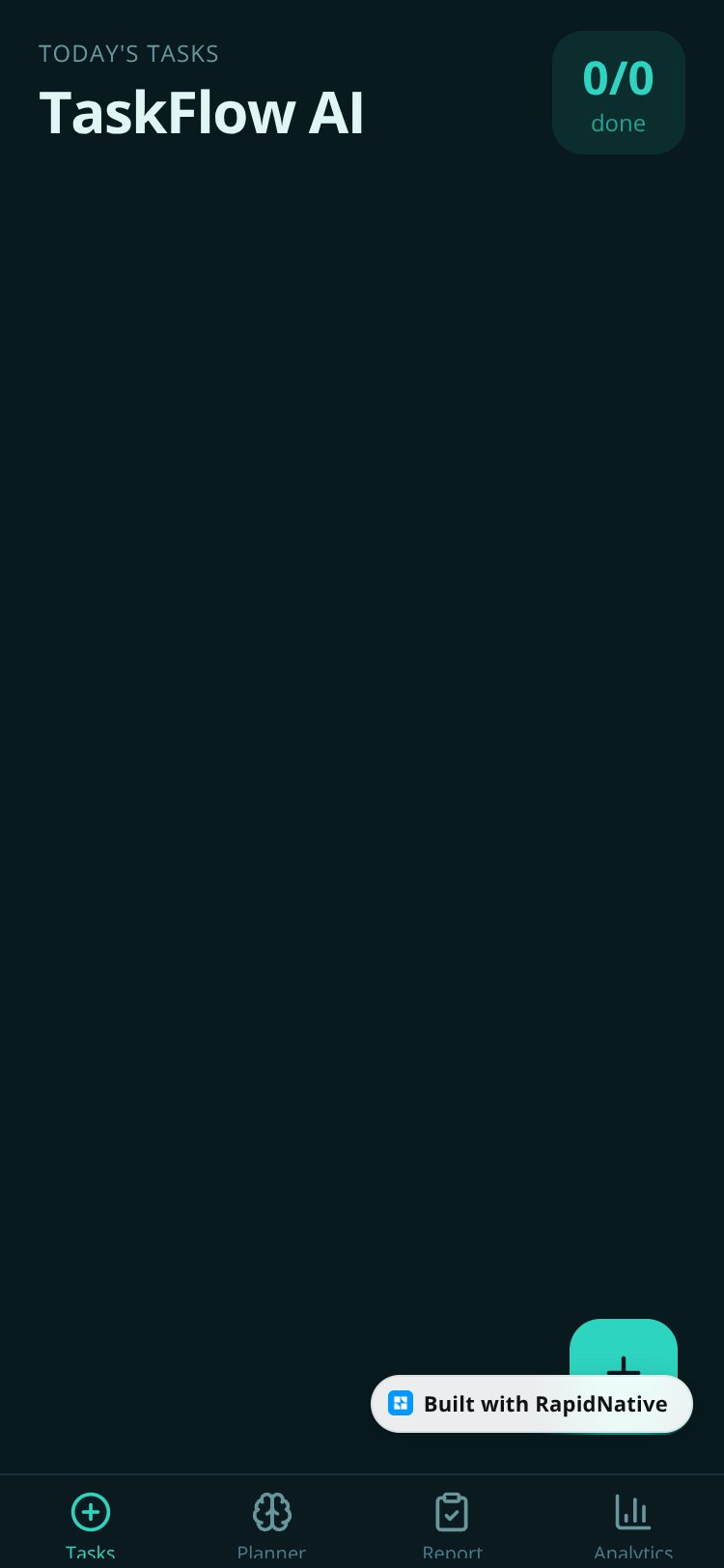TaskFlow AI screen 3