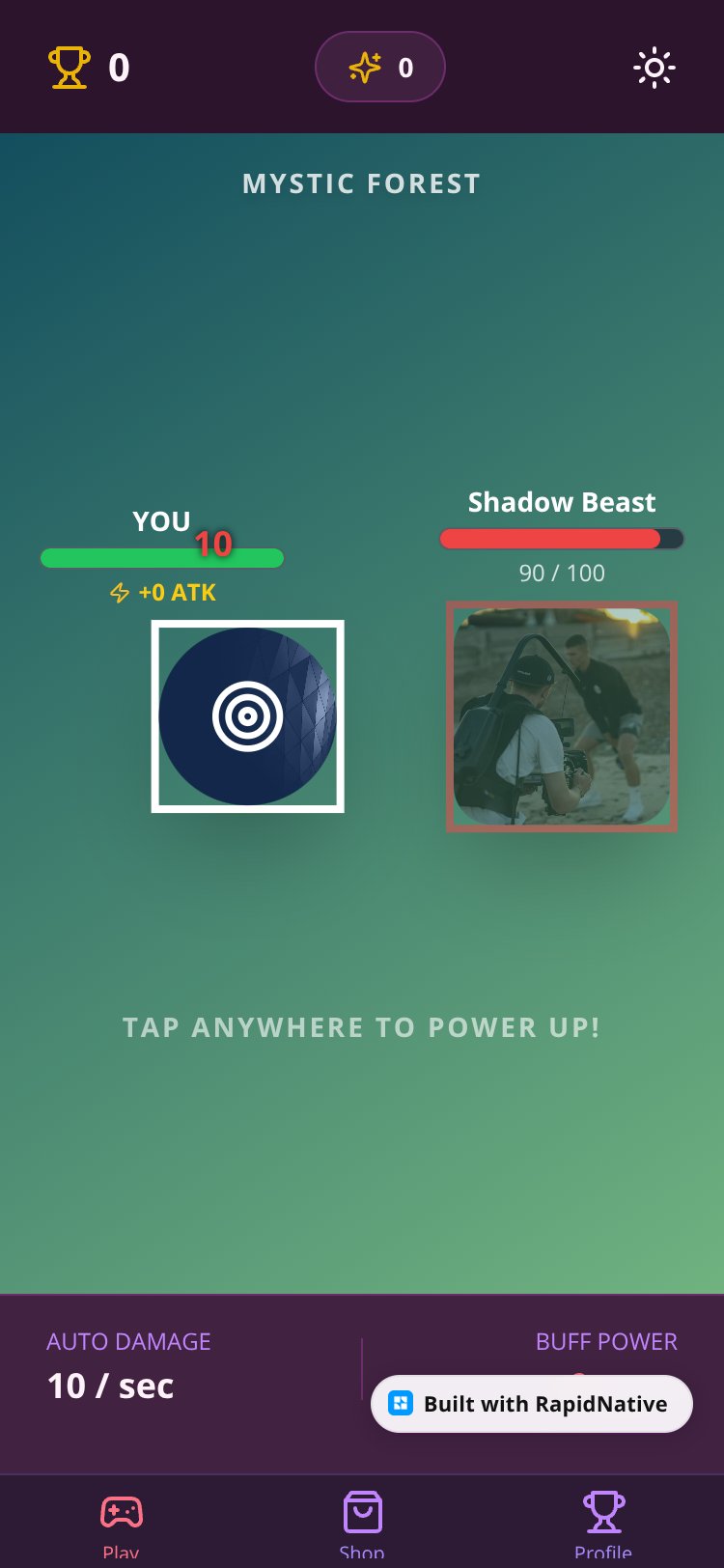 TapGem screen 1