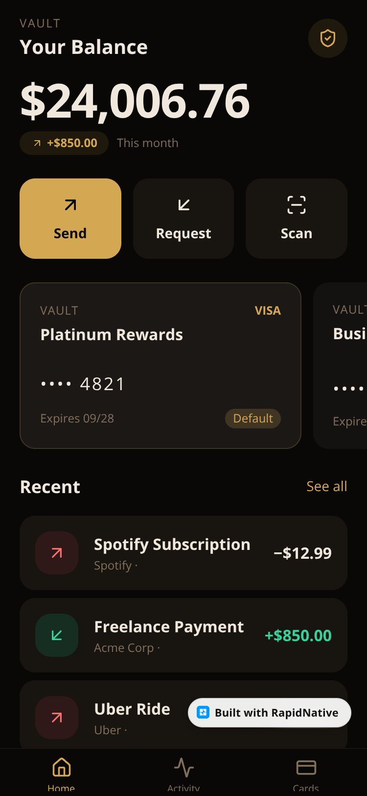 Vault screen 3