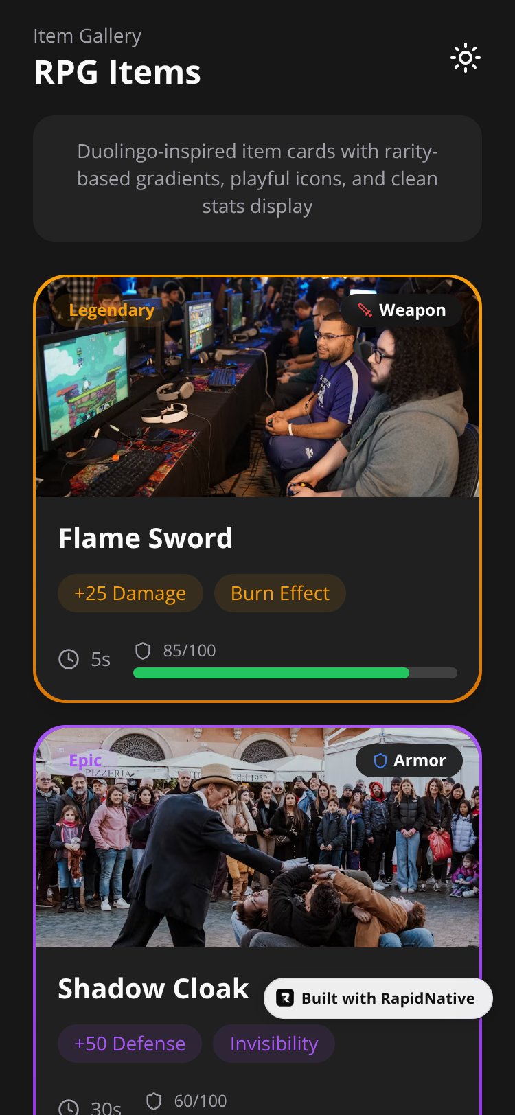 RPG Adventure screen 1