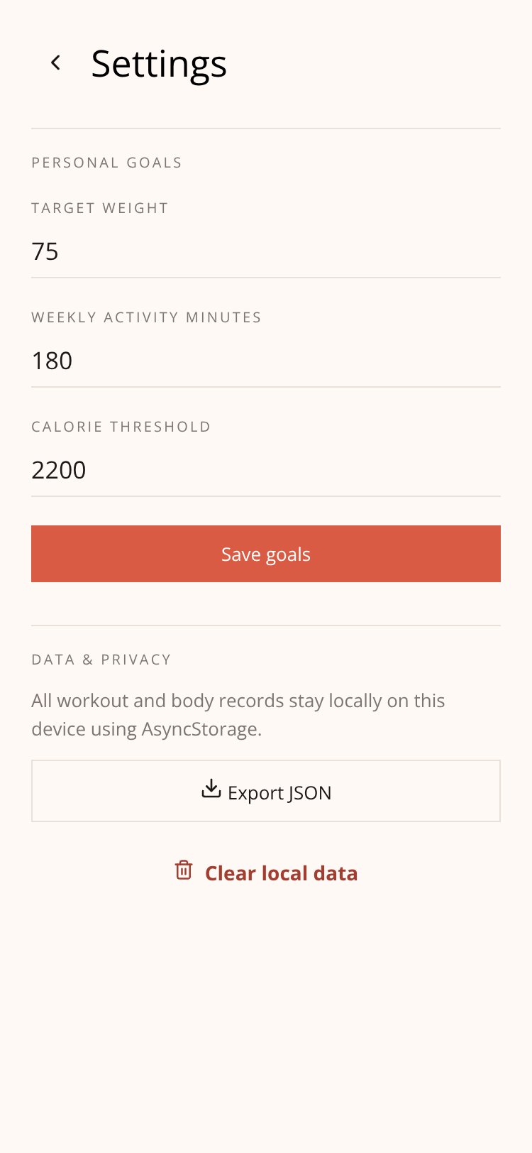 fitap screen 3