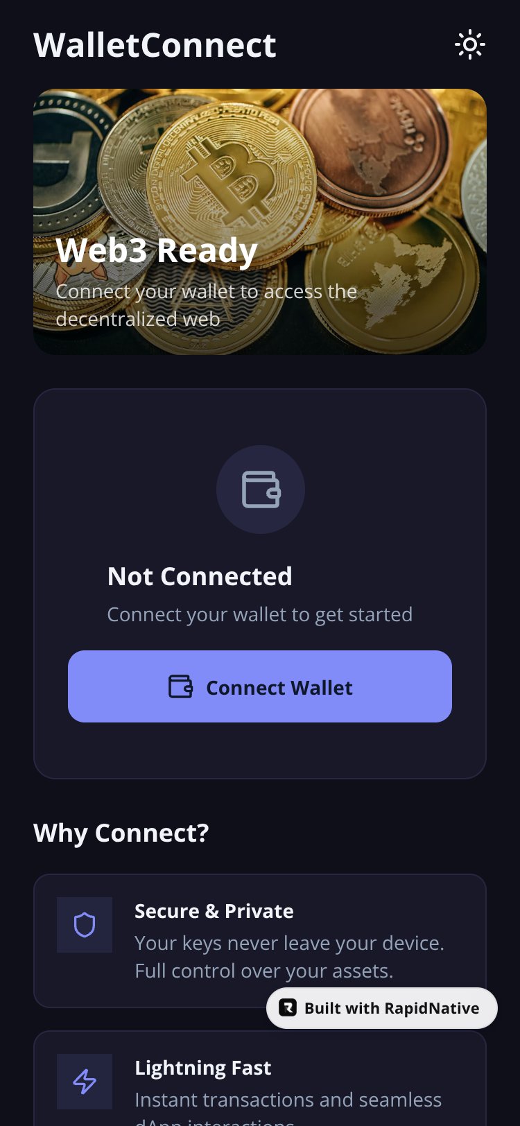 WalletConnect Pro screen 1
