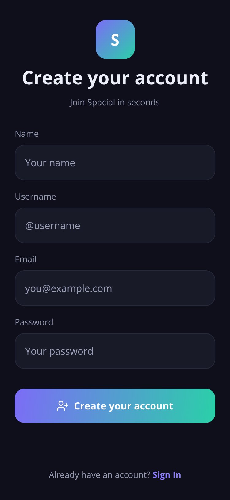 Spacial screen 2