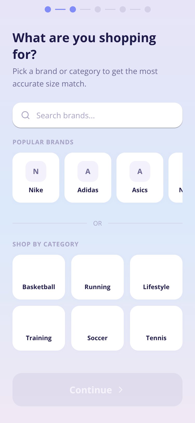 SoleMatch screen 4