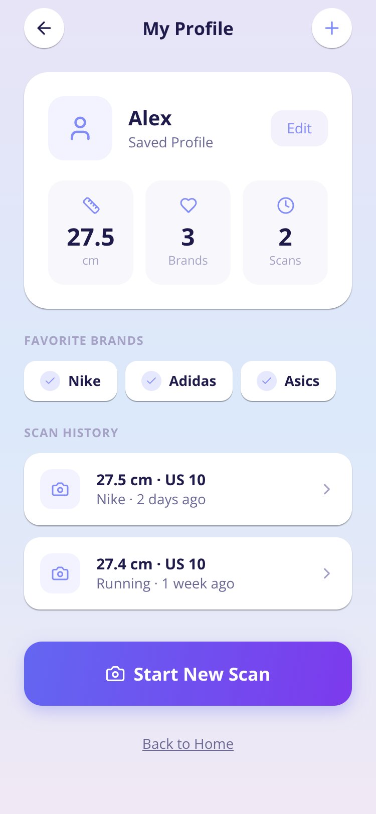 SoleMatch screen 5