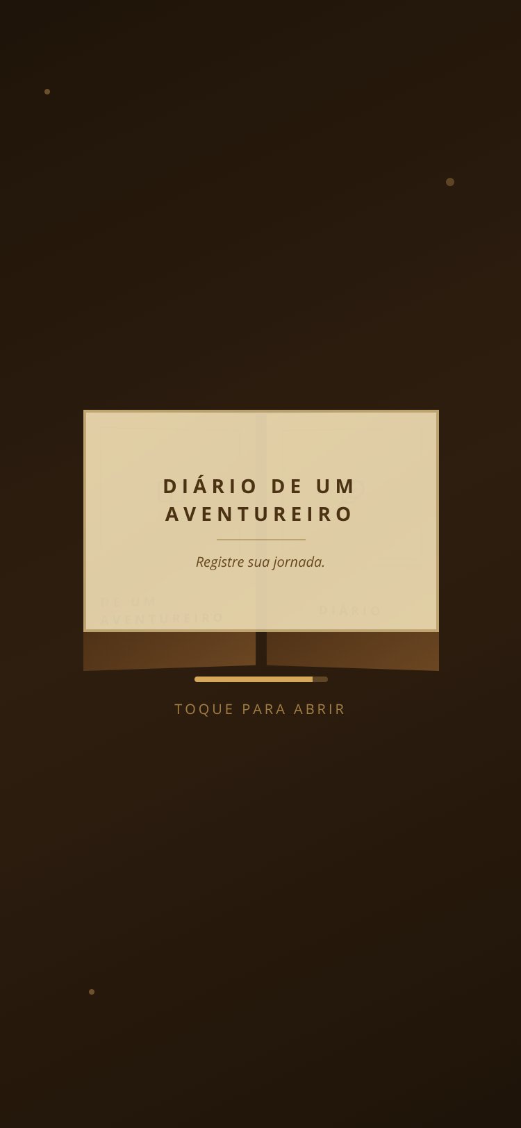 Diário de um Aventureiro screen 1