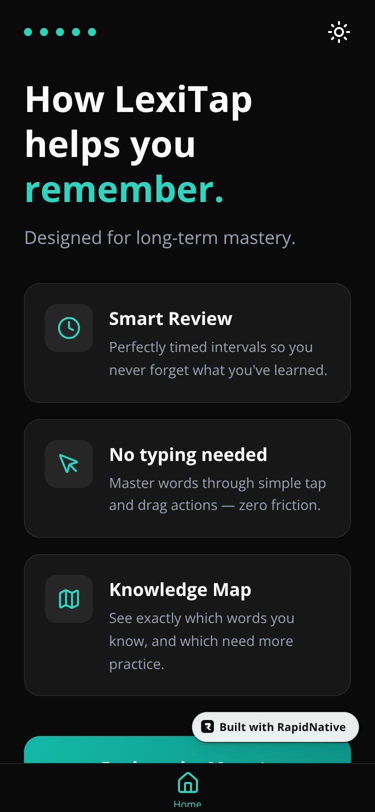 FitTrack screen 1