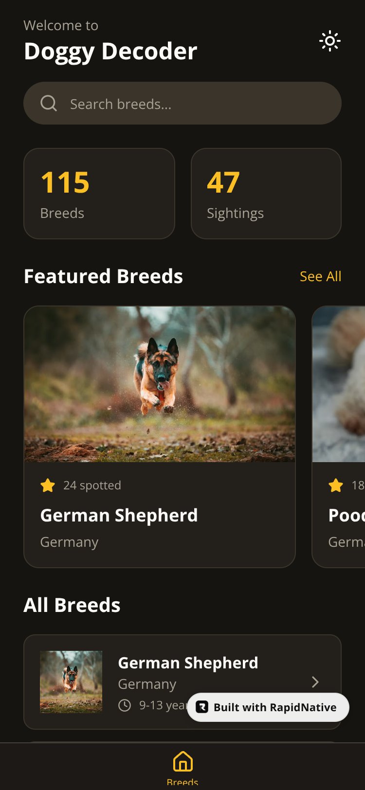 Doggy Decoder screen 1