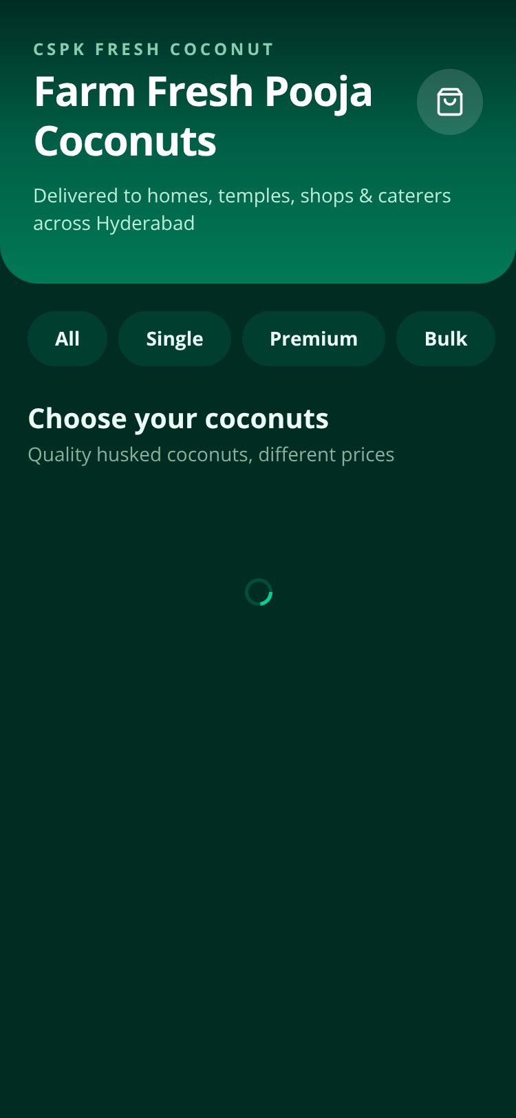 CSPK Fresh Coconut screen 5