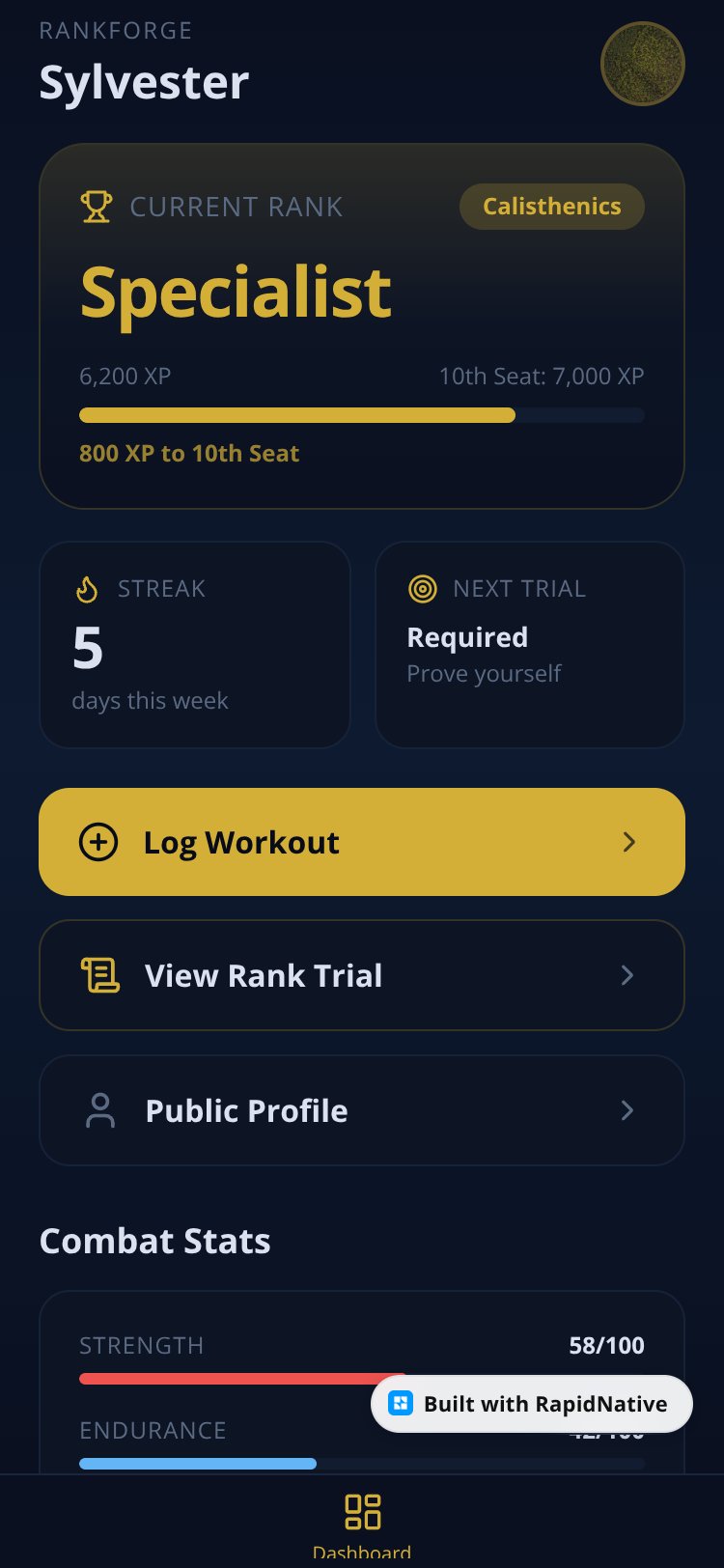 RankForge screen 1