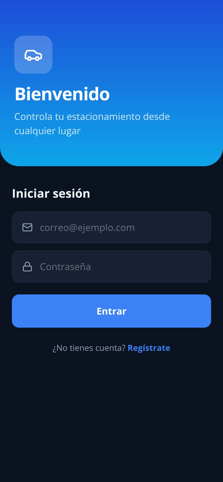 EstacionaPro screen 1