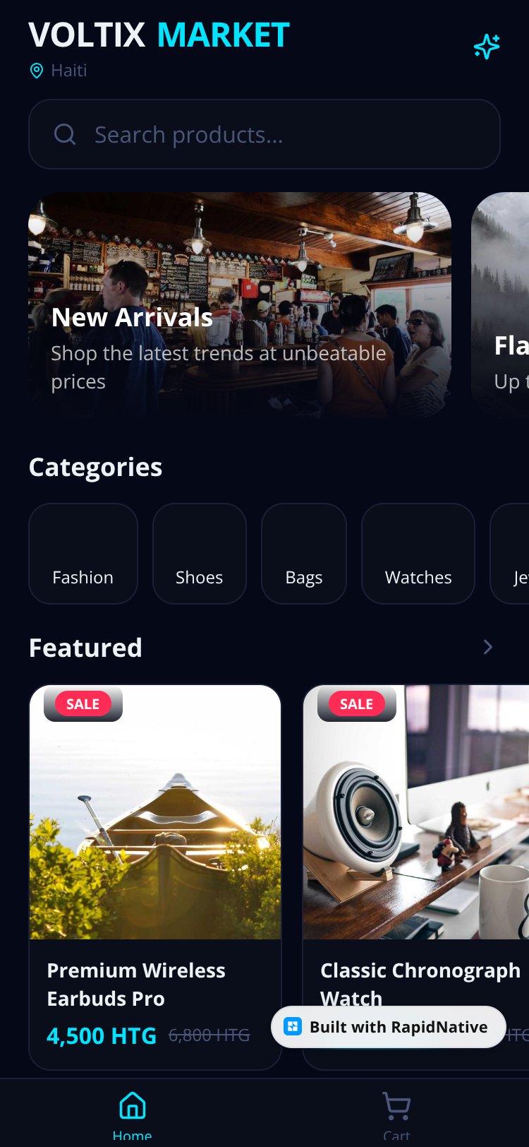 VOLTIX MARKET screen 2