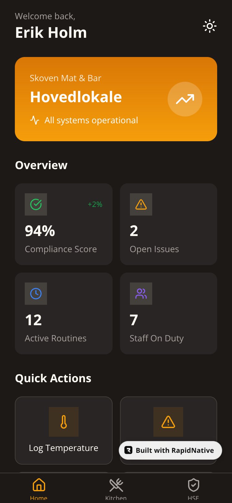 SwiftKit screen 1