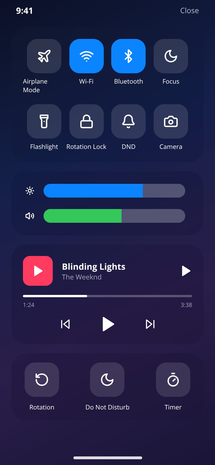 iOS Max screen 1