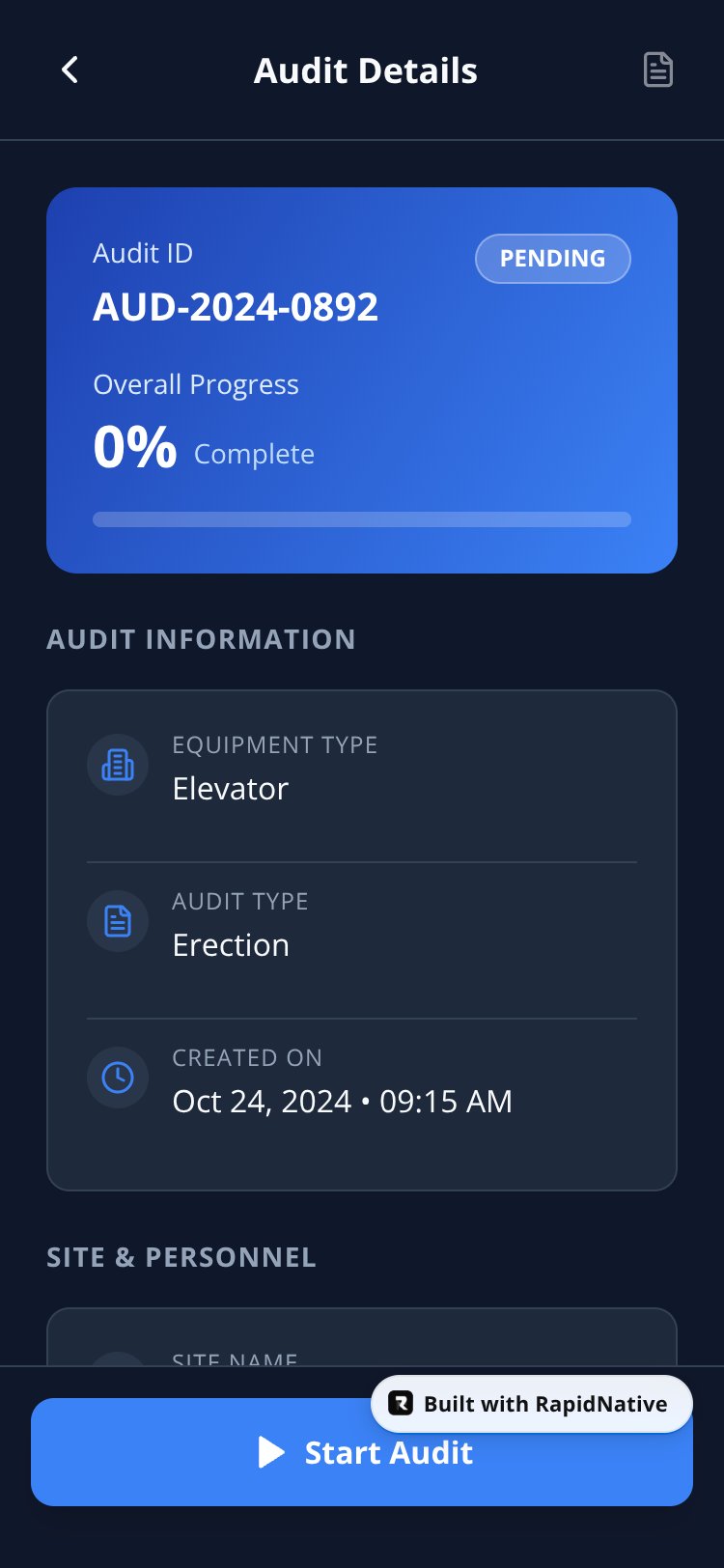 AuditPro Enterprise screen 4