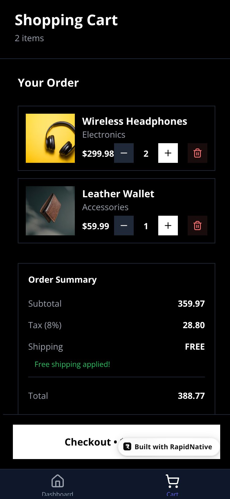 POS Pro screen 2