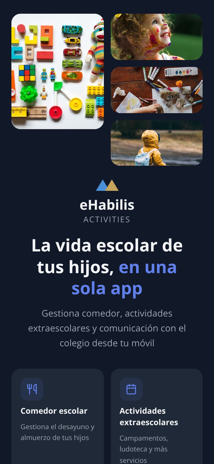 eHabilis Activities screen 2