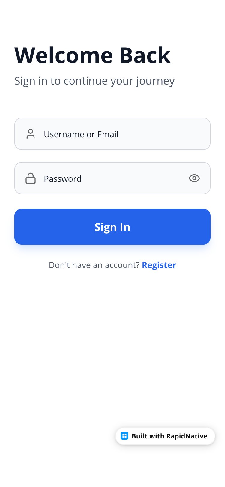 SecureAuth Login screen 2