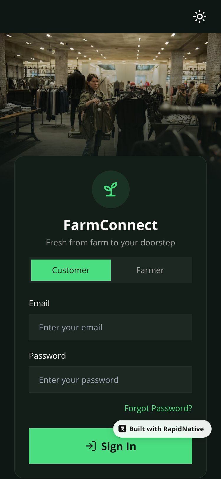 FarmConnect screen 2