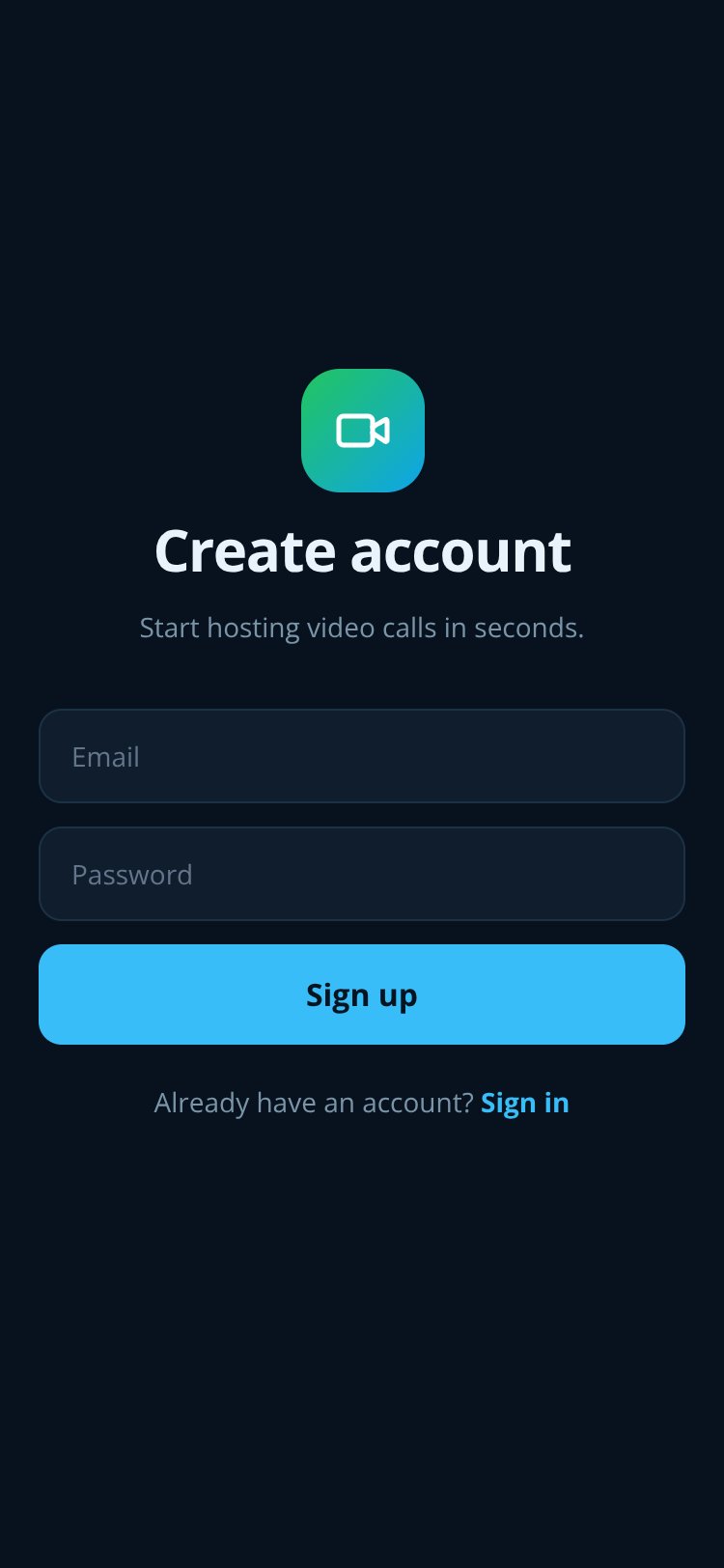 LumaCall screen 1