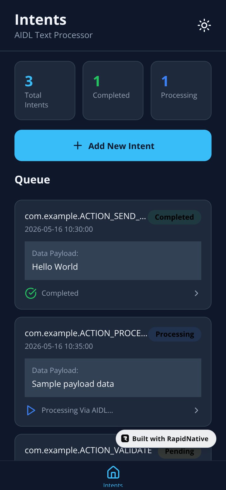 expo-nativewind screen 1