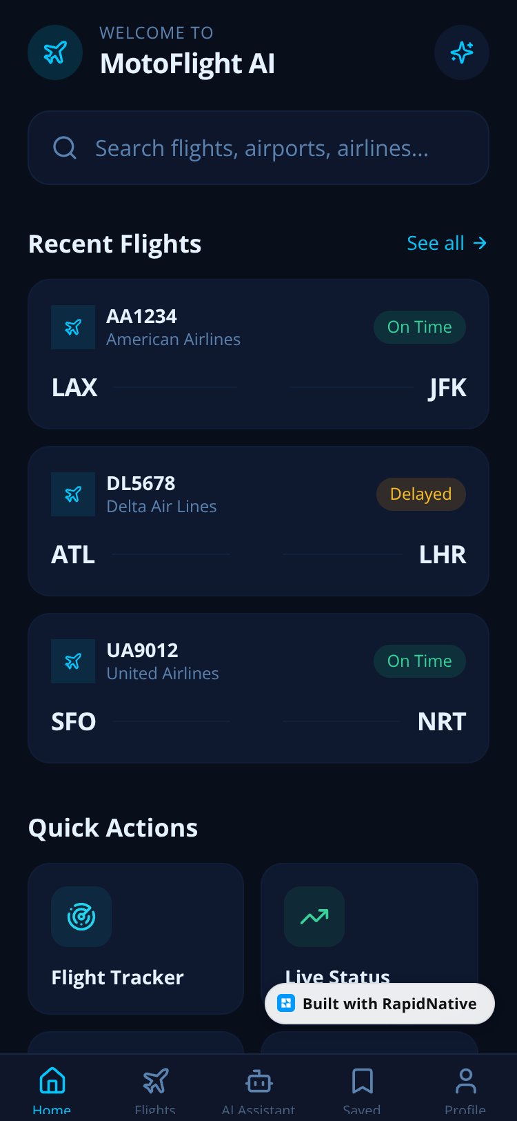 MotoFlight AI screen 4