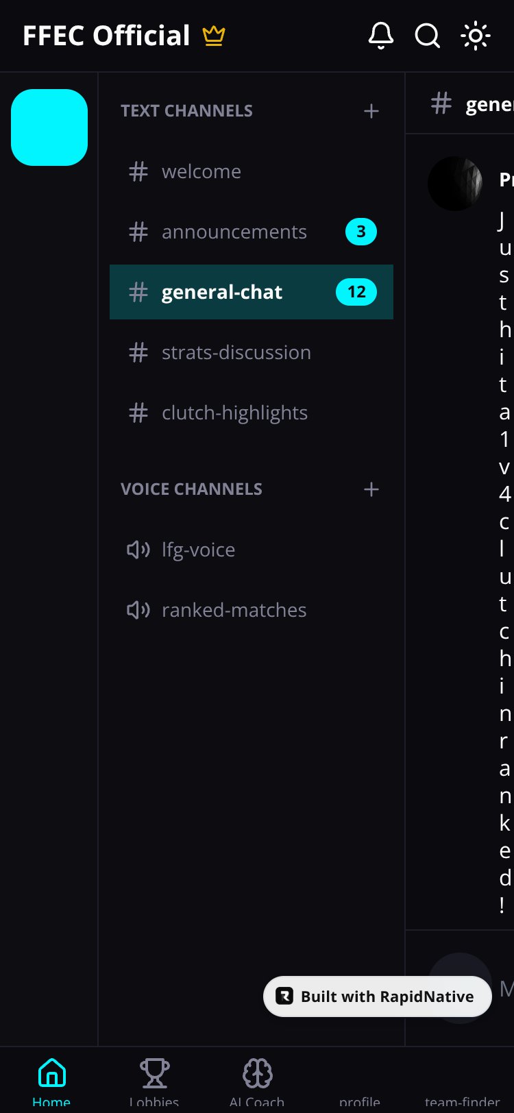 FFEC screen 2
