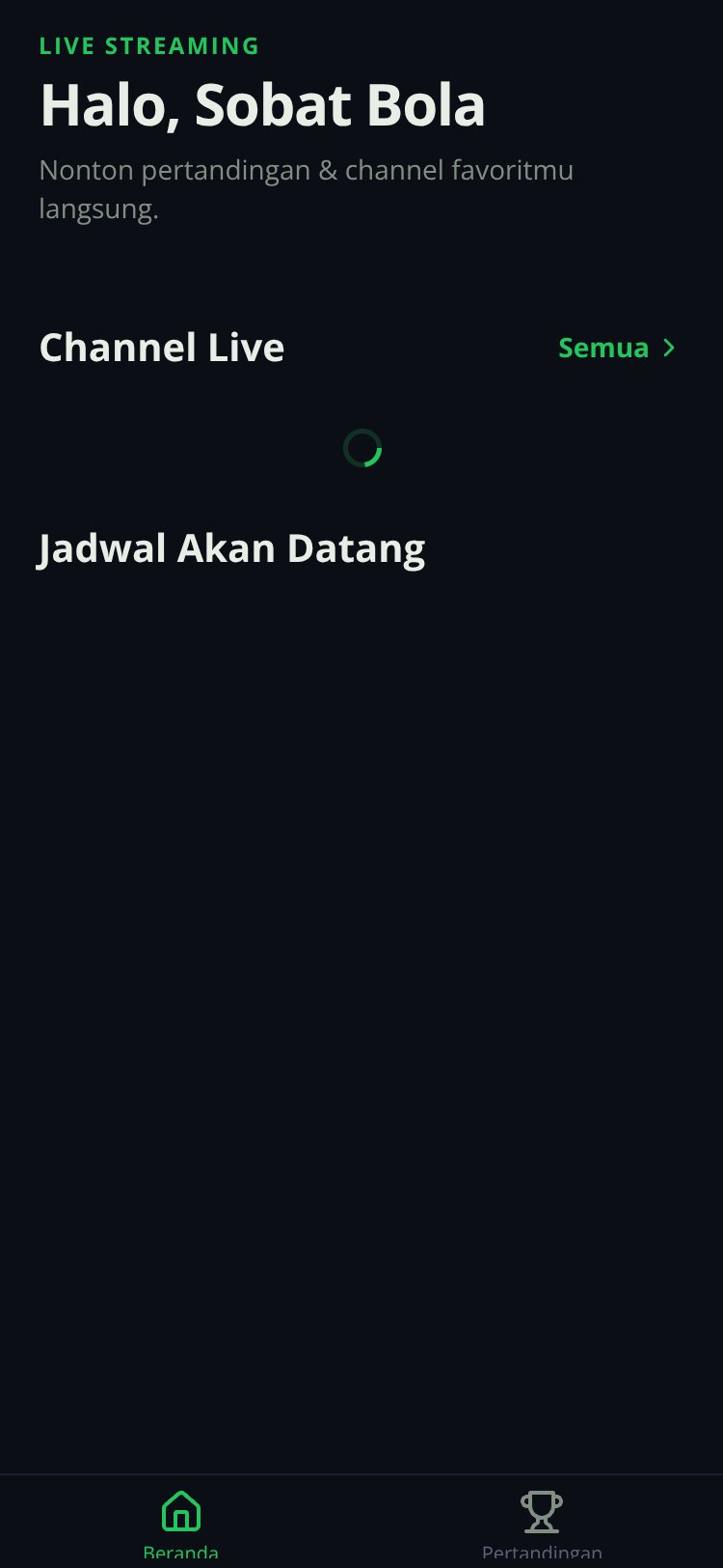 LapangLIVE screen 3