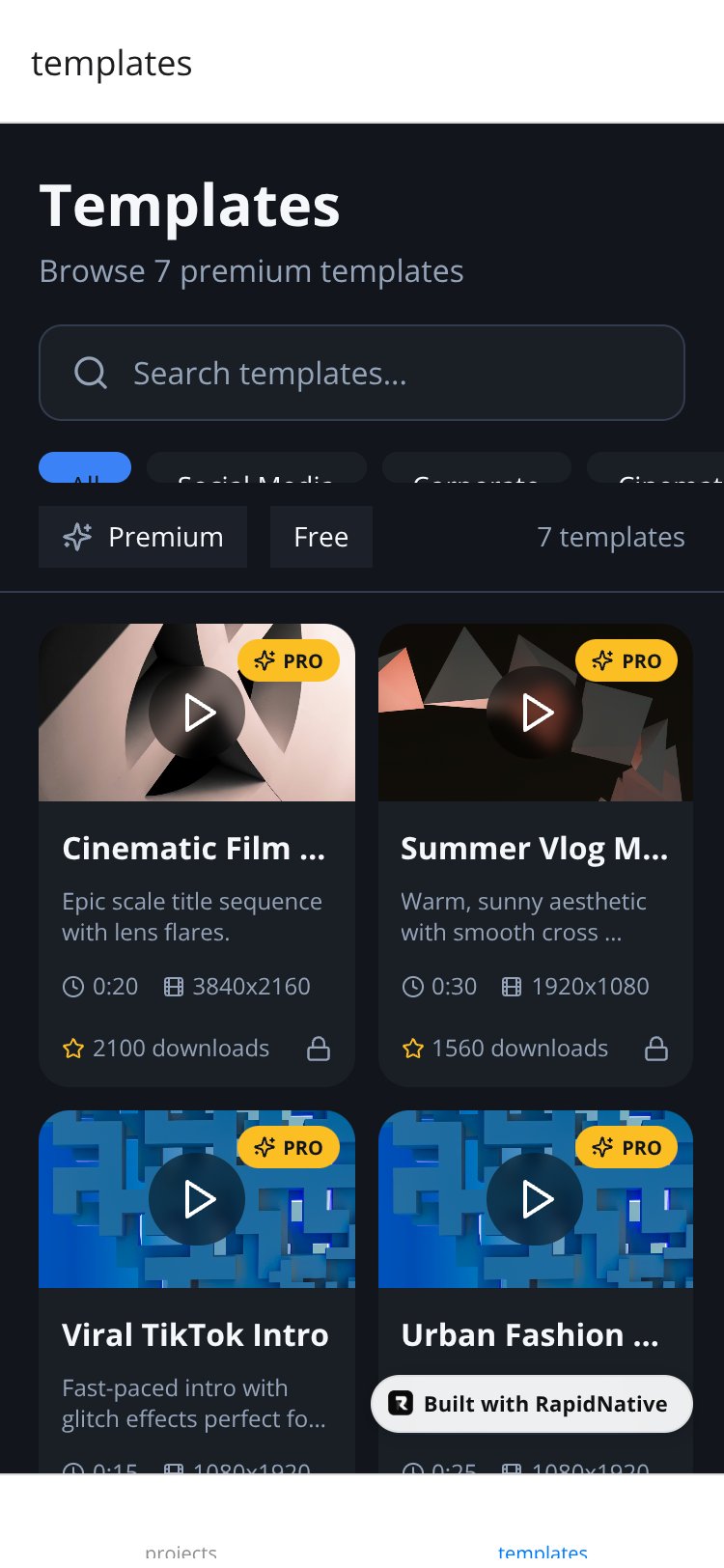 VEdit Pro screen 4