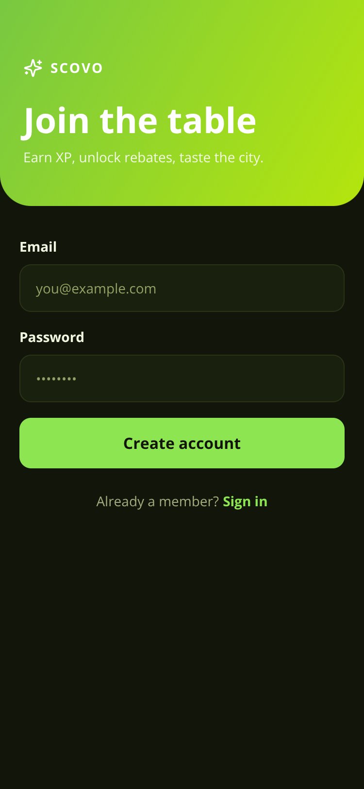Scovo screen 2