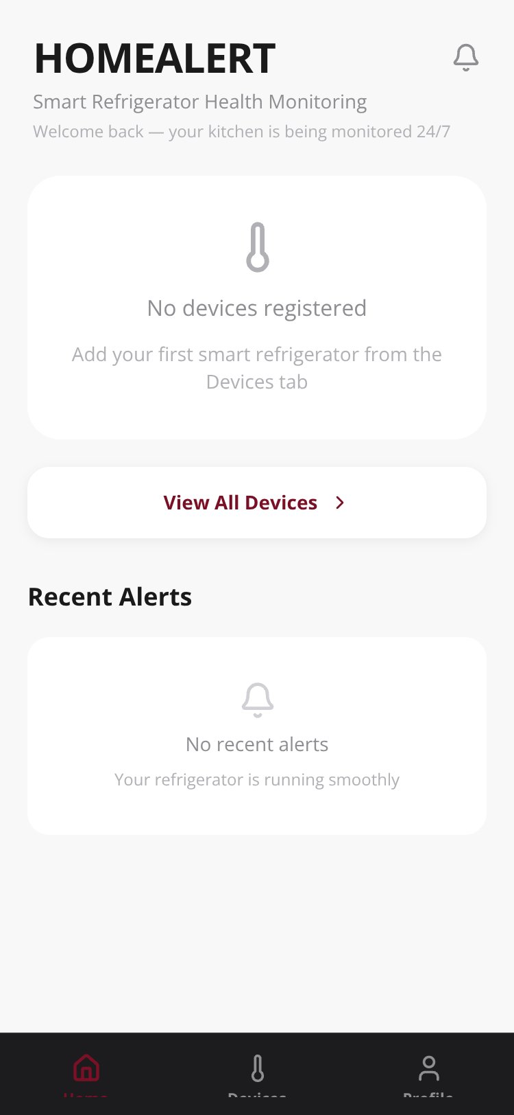 HOMEALERT screen 2