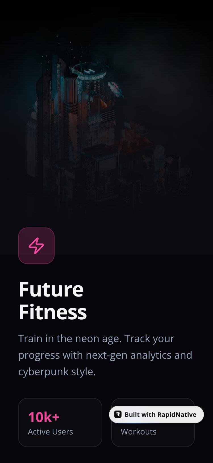 FitTrack Pro screen 2
