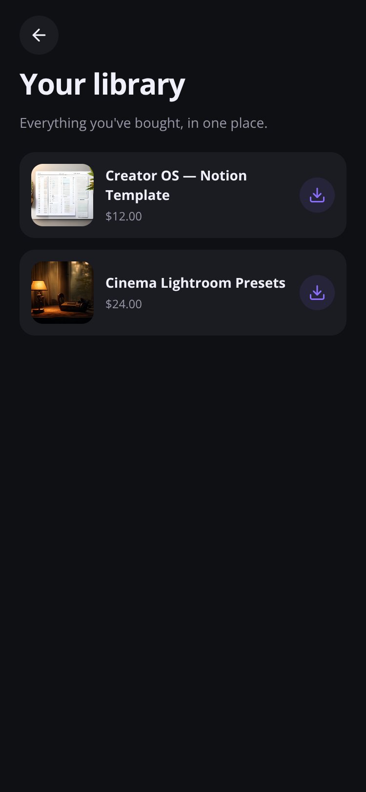 Creatorly screen 4
