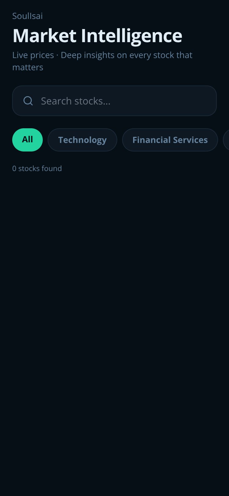 StockSage screen 1