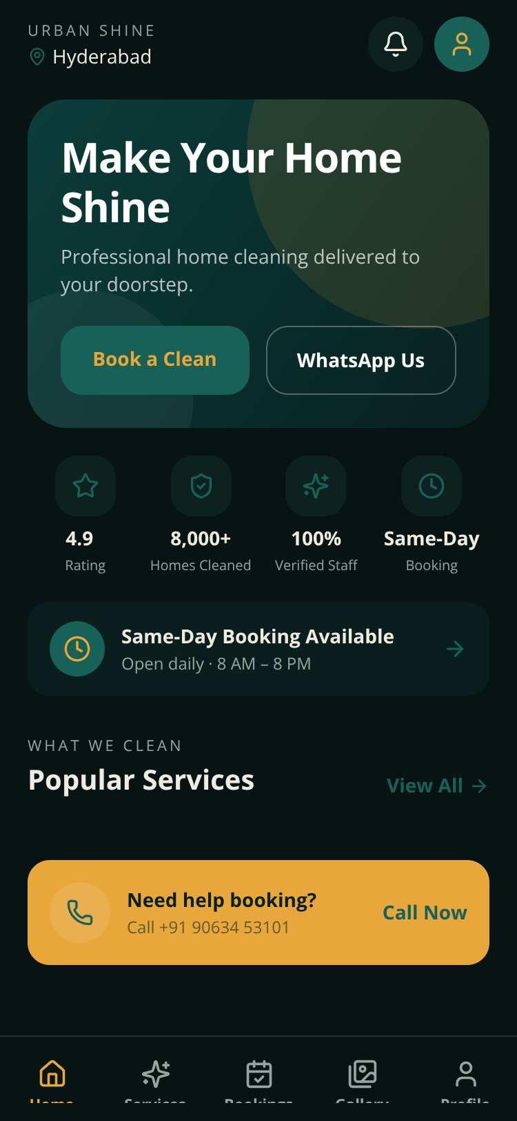 RapidNative App screen 5