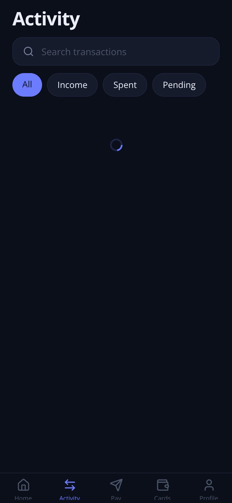 Plasma Wallet screen 3