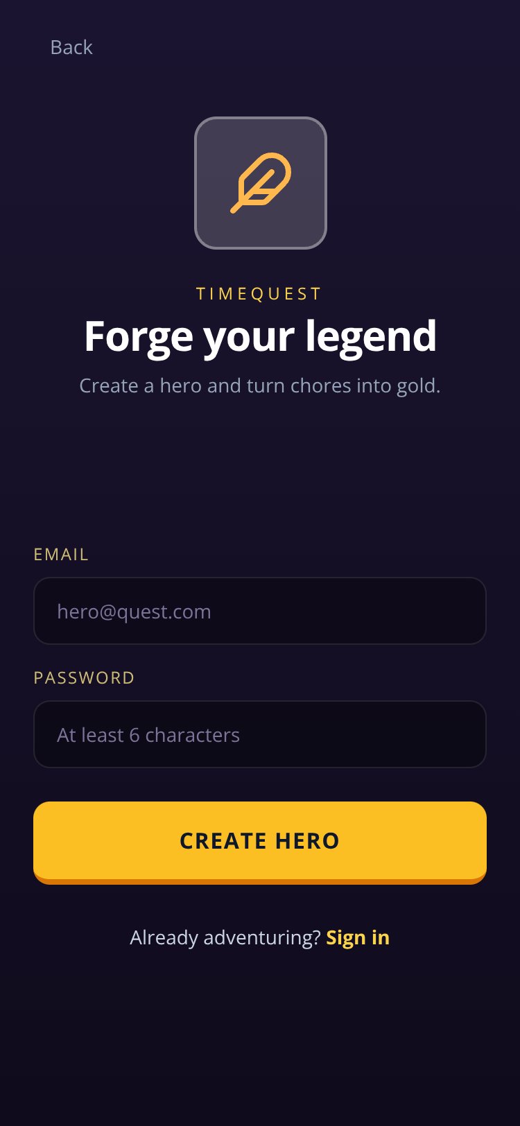 TimeQuest screen 2