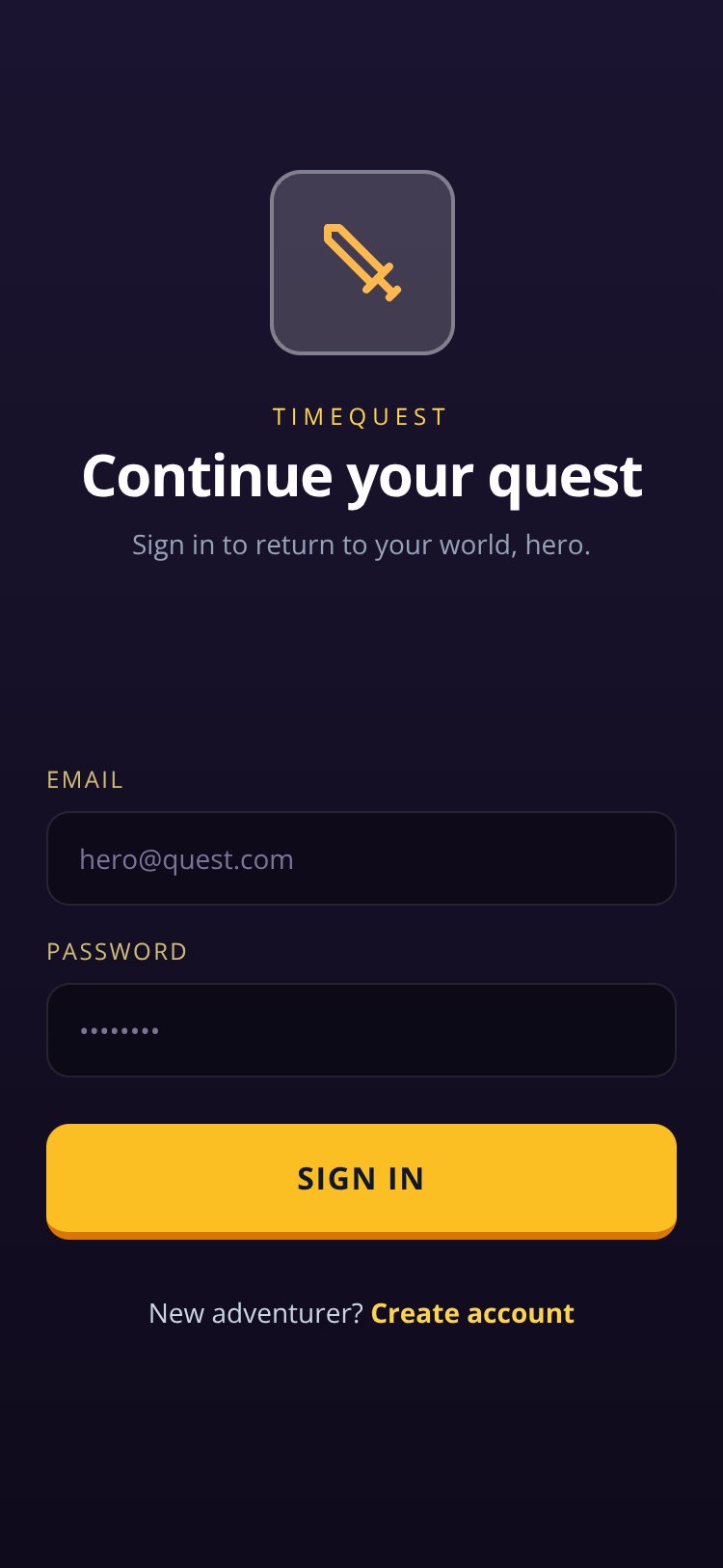 TimeQuest screen 3