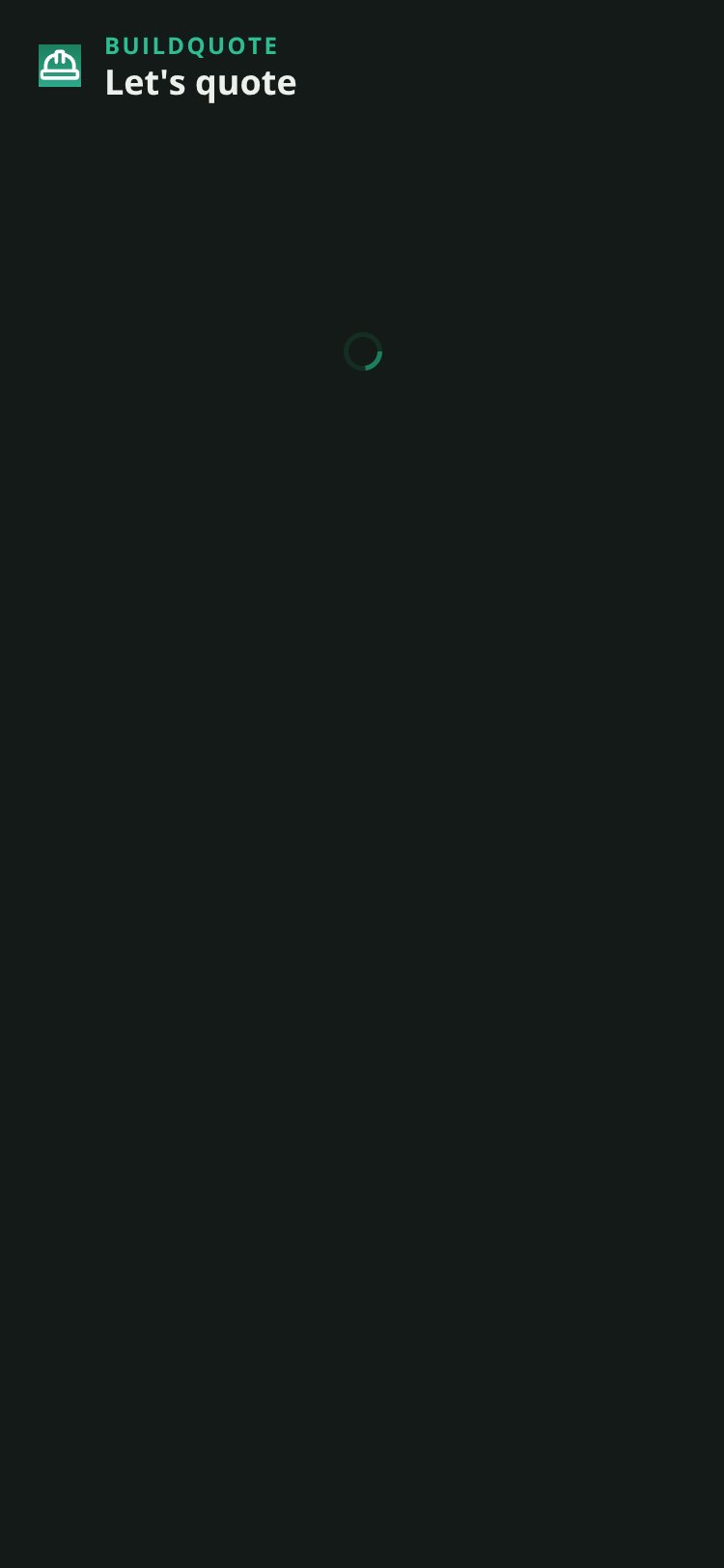 BuildQuote screen 2