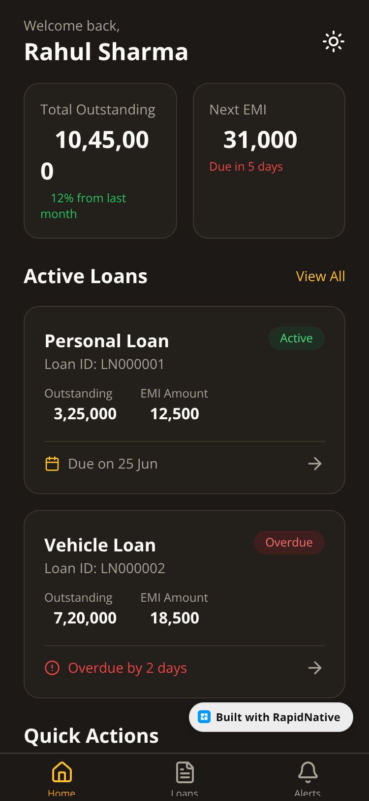 LoanAssist screen 3