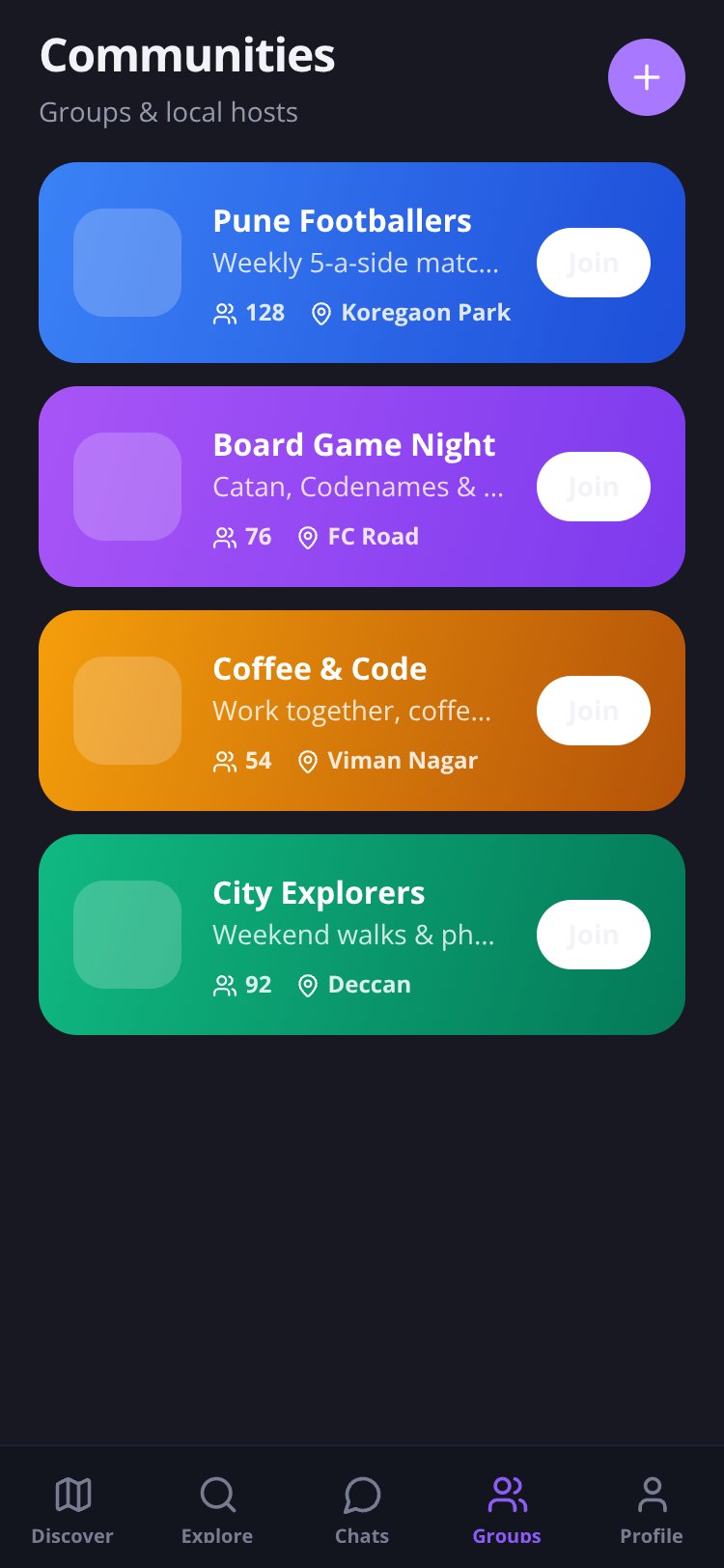 Happening screen 1