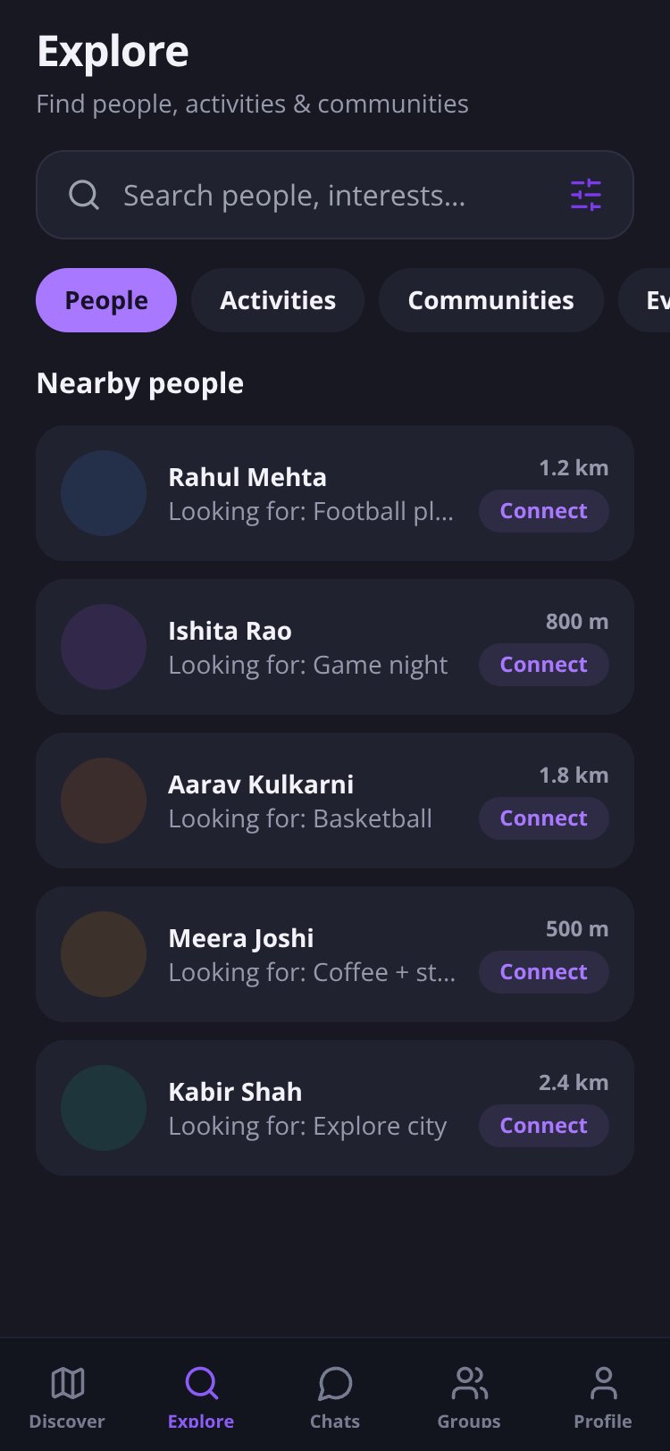 Happening screen 3