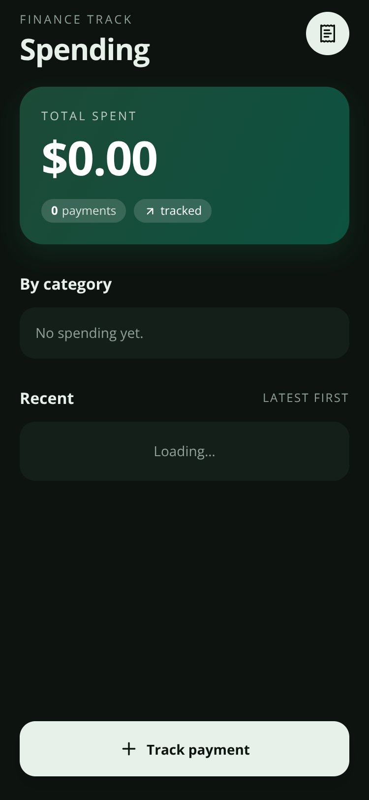 FinTrack screen 3